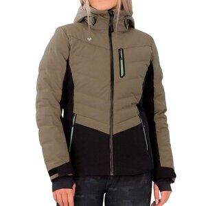 NWT Obermeyer Women’s Cosima Down Ski Jacket Prophecy Olive Size 14 MSRP $329